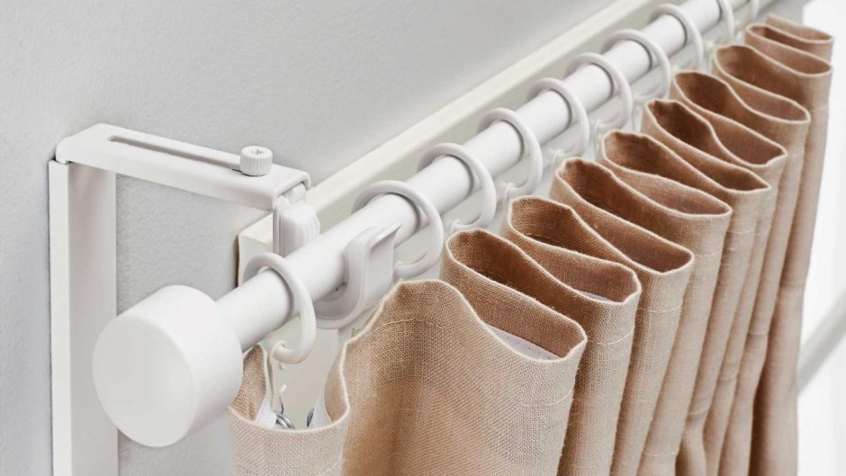 Карниз однорядный ikea РЭККА 193.261.88