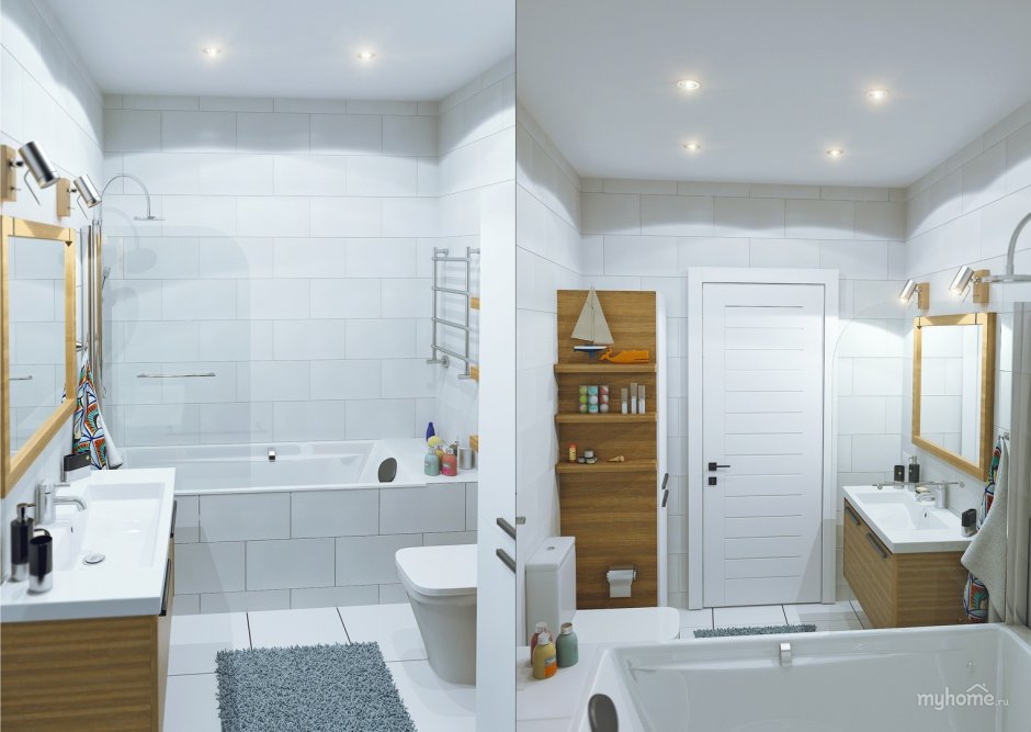 Ванна 4кв м Сканди