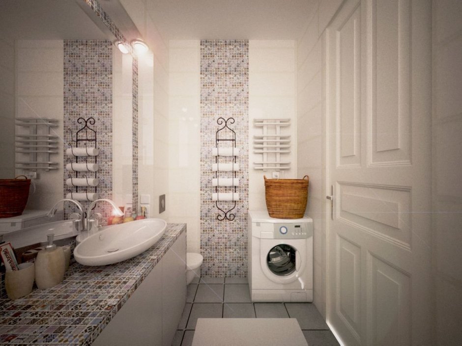 Ванна в стиле Сканди