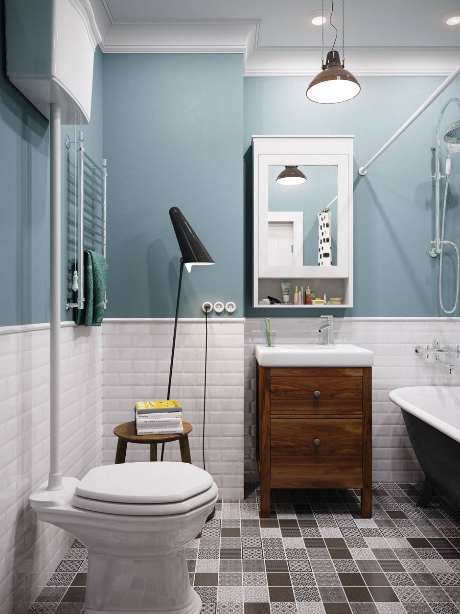 Ванна в скандинавском стиле