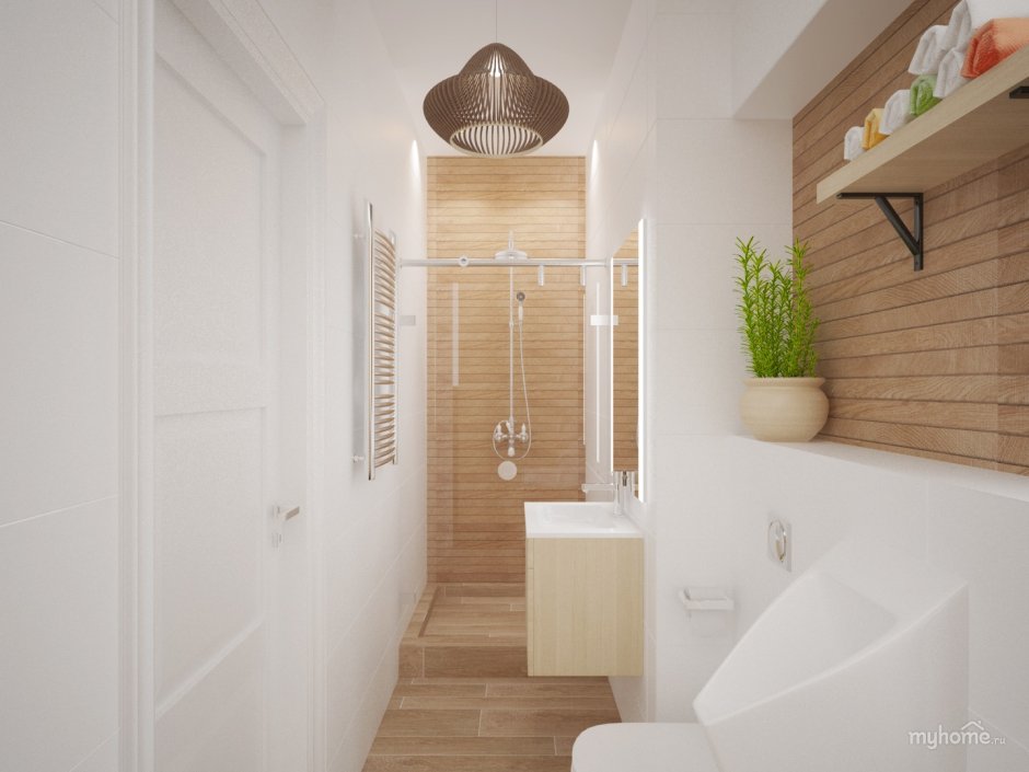Ванна в стиле Сканди