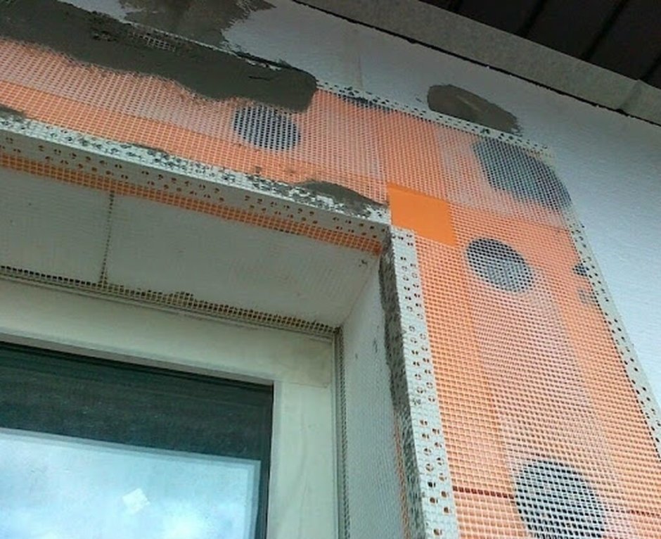 Отделка фасада пенопластом