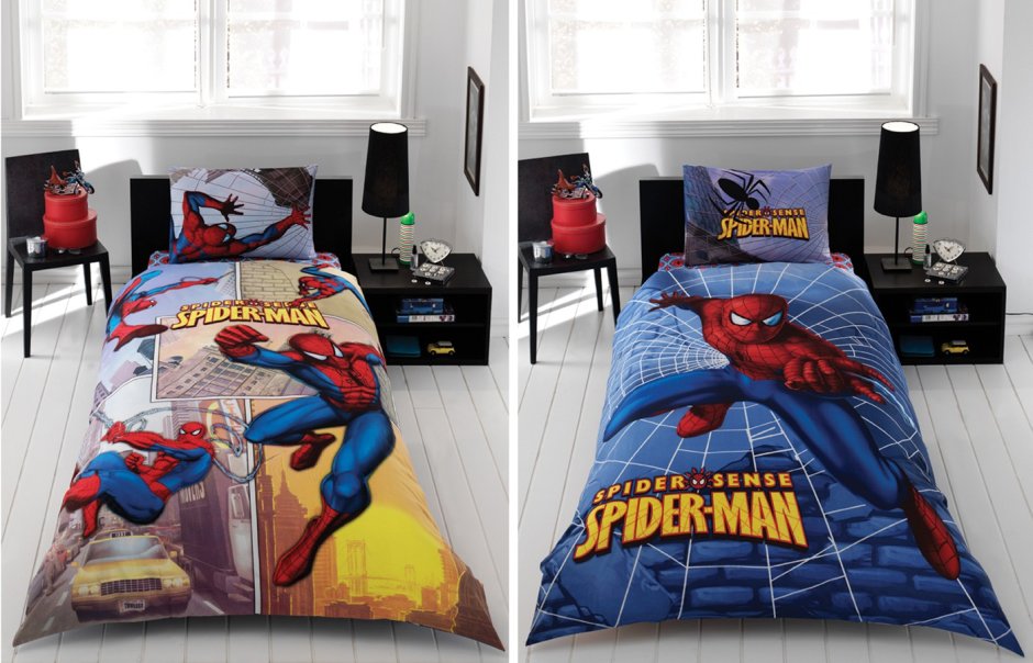 Комната для мальчика в стиле человека паука