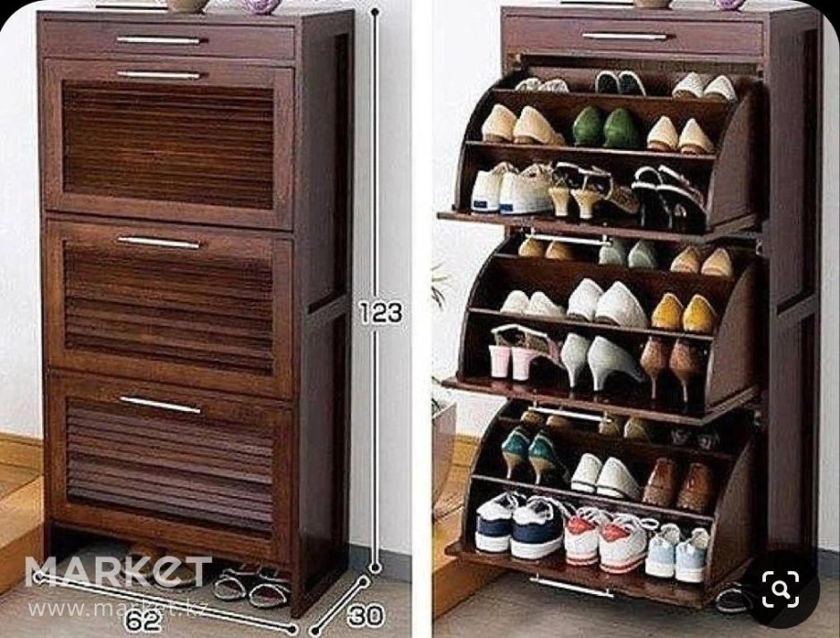 Полка для обуви из паллет