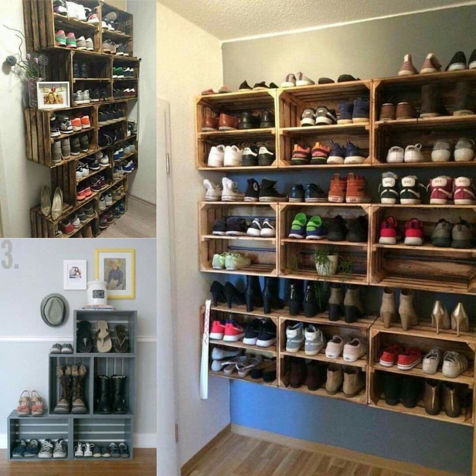 Полочка для обуви в прихожую