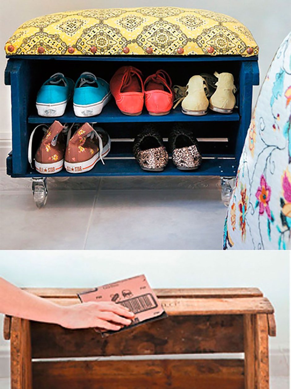 Полки для обуви своими руками