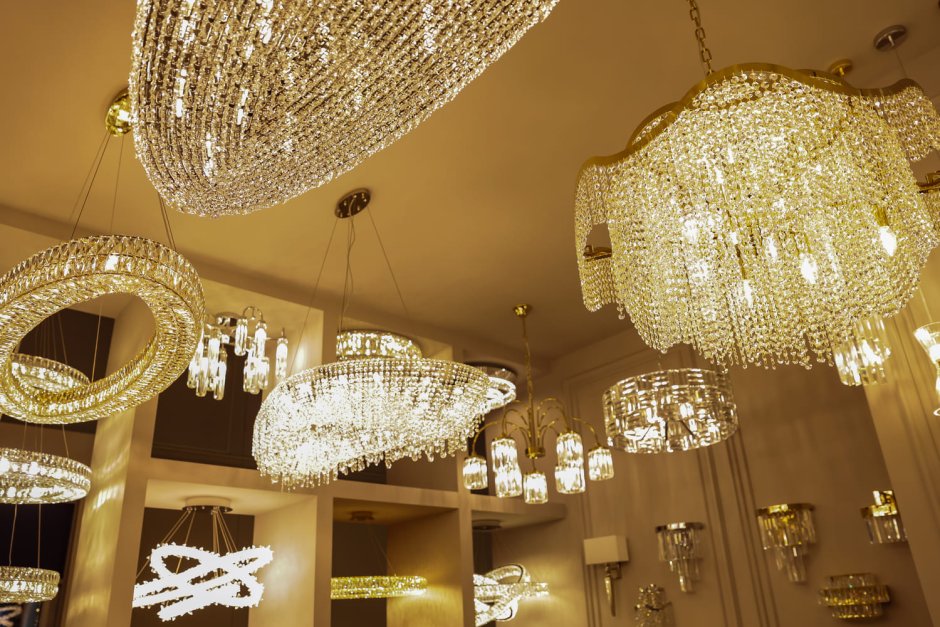 Люстра led Round Crystal Chandelier
