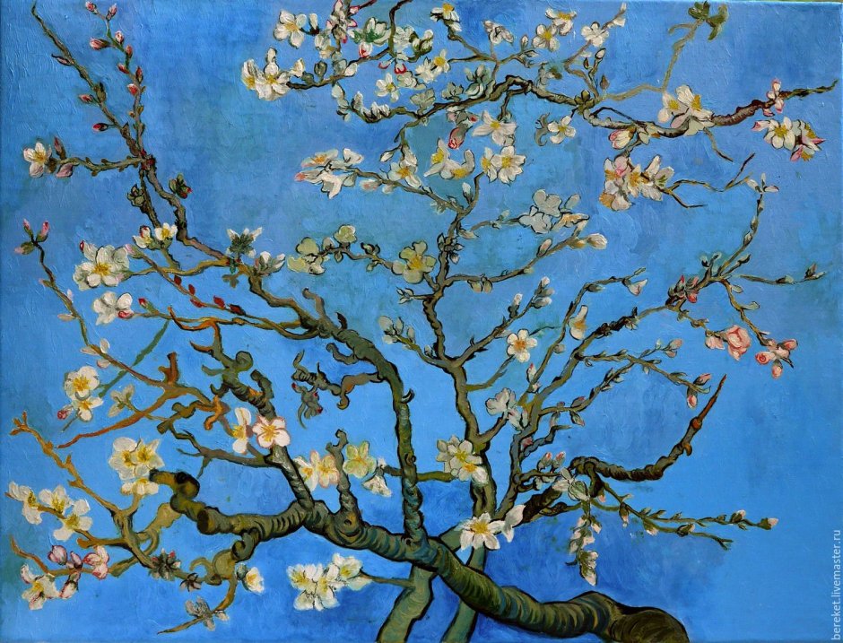 Van Gogh blossoming Almond Tree