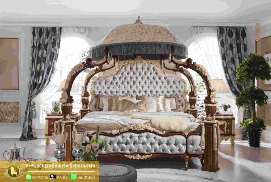 Дорогая Дубайская Королевская мебель спальня