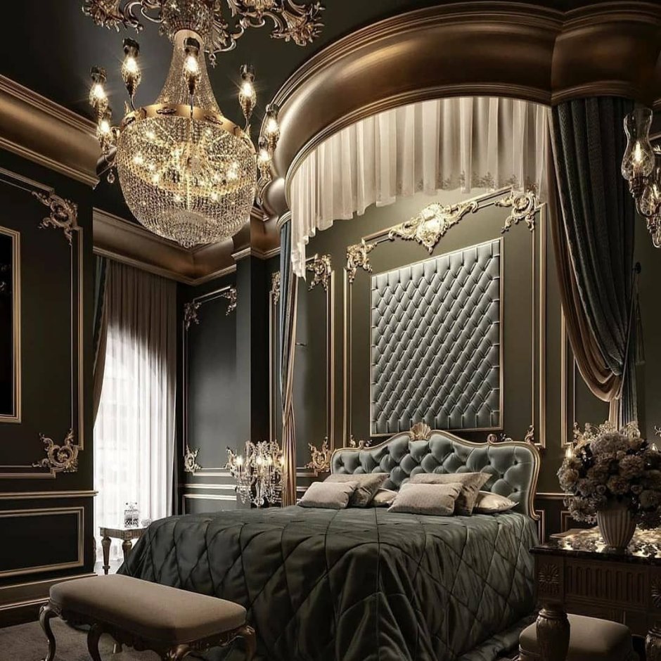 Luxury Mansion Interior спальни