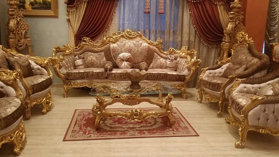 Королевская мягкая мебель для гостиной