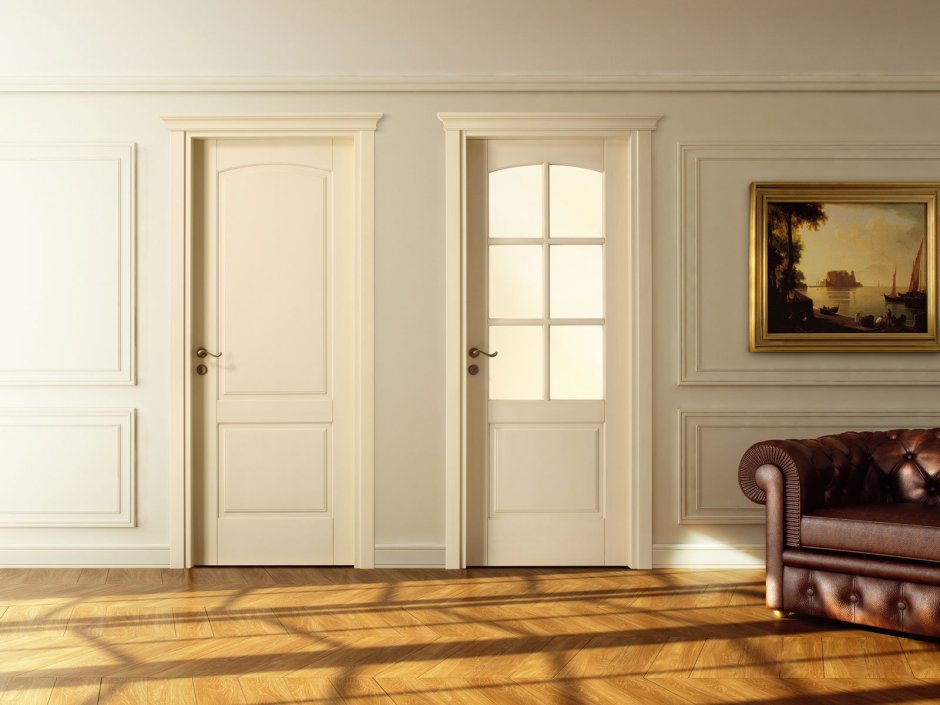 Двери Волховец в интерьере квартиры
