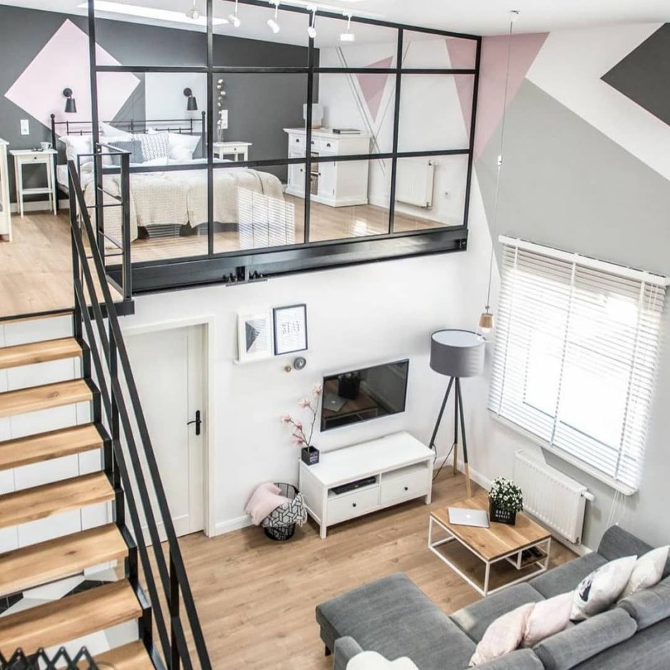 Интерьер в стиле Индастриал Шик