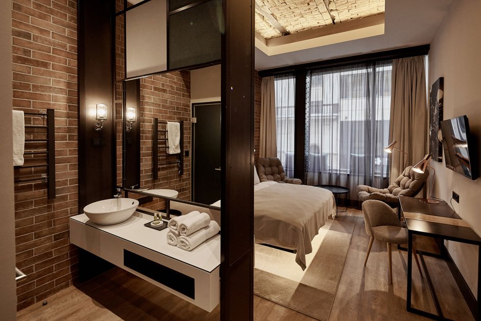 Гостиница в стиле лофт