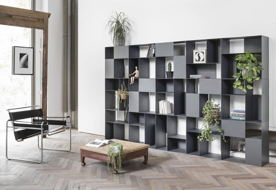 Стеллаж в офис невысокий