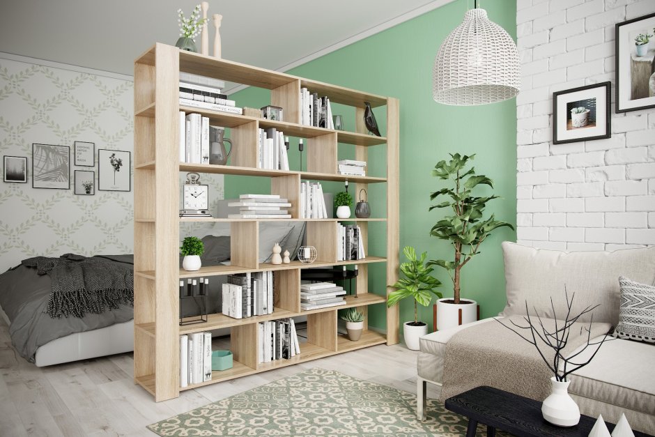 Стеллаж сплит дуб сонома