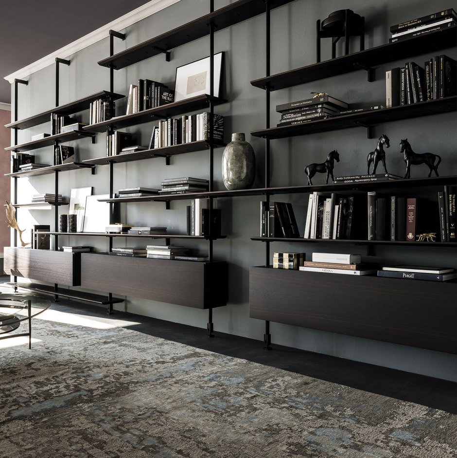 Стеллаж с дверками в стиле лофт