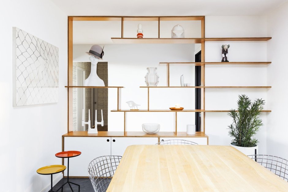 Деревянные перегородки в стиле лофт