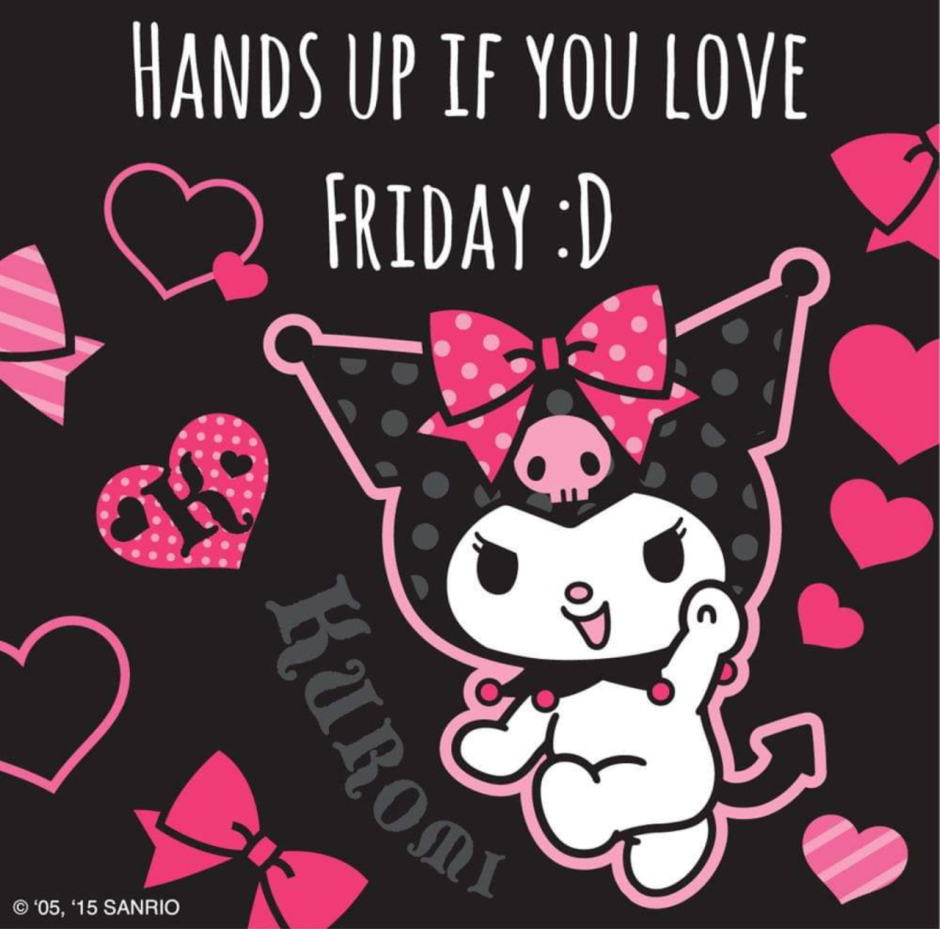 Hello Kitty Kuromi aesthetic обои