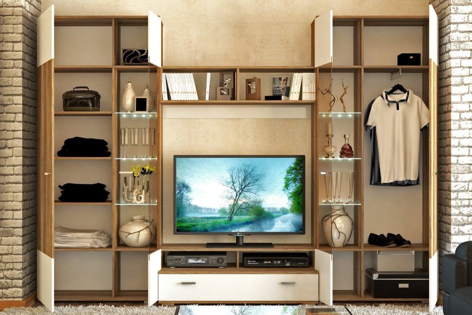 Стенка Home City 1.8 ТВ BMS