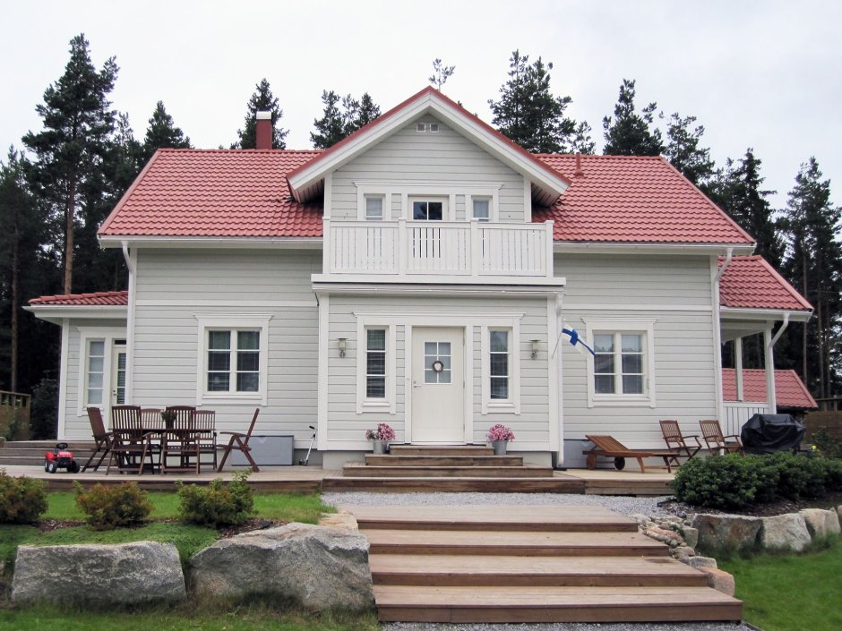 Цвета финских домов