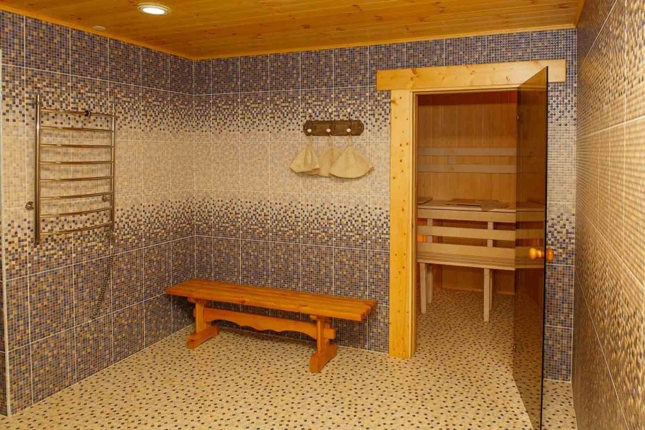 Напольная плитка в помывочную баня