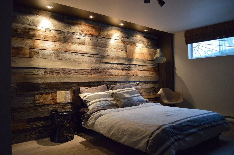 Rustic Wood Decor спальня