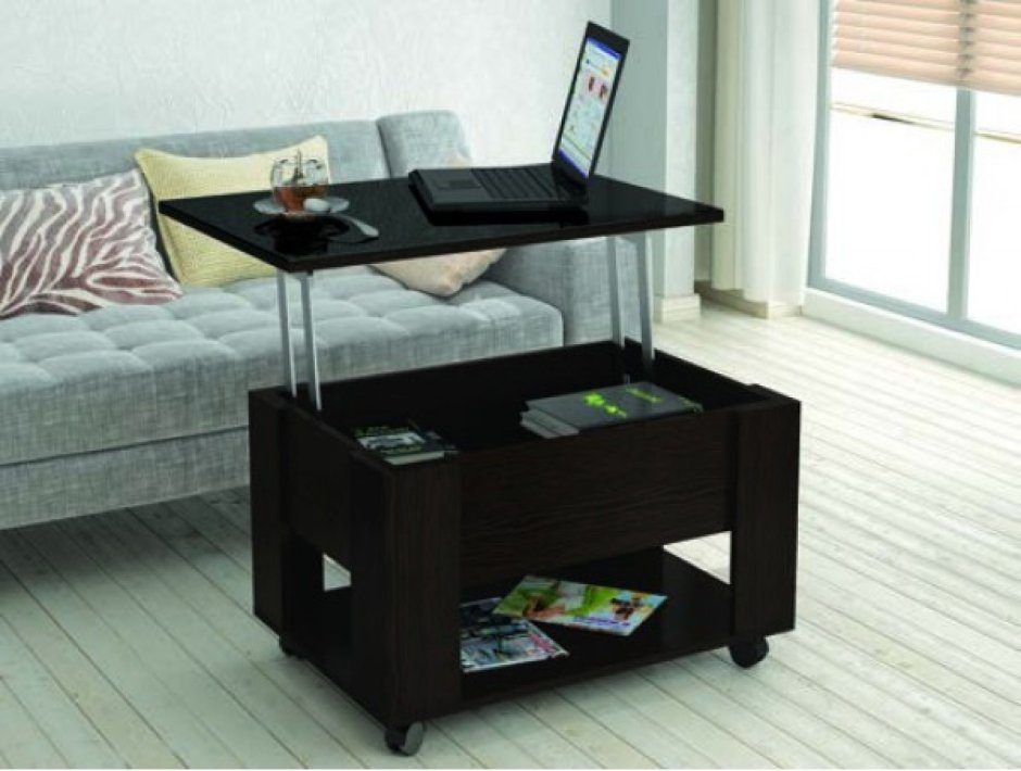 Журнальный столик подъемный