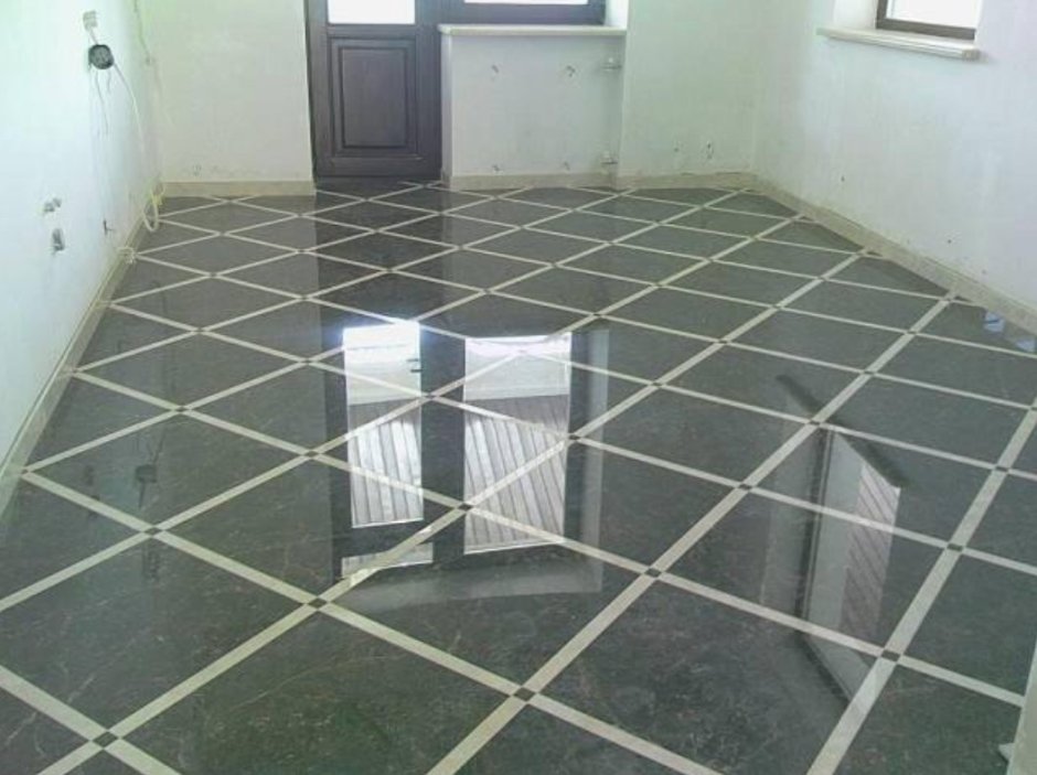 Плитка по диагонали