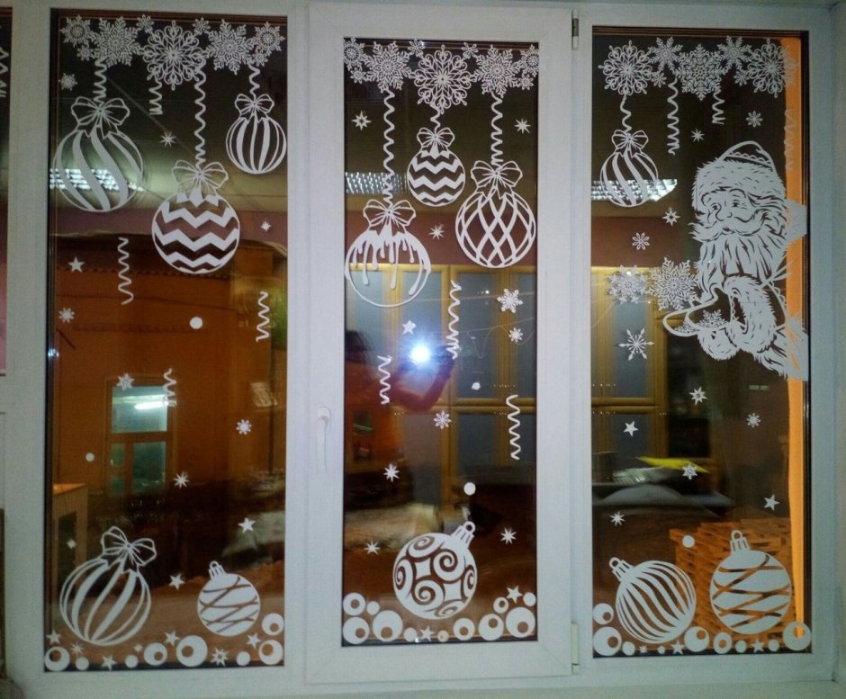 Декорации зимний лес