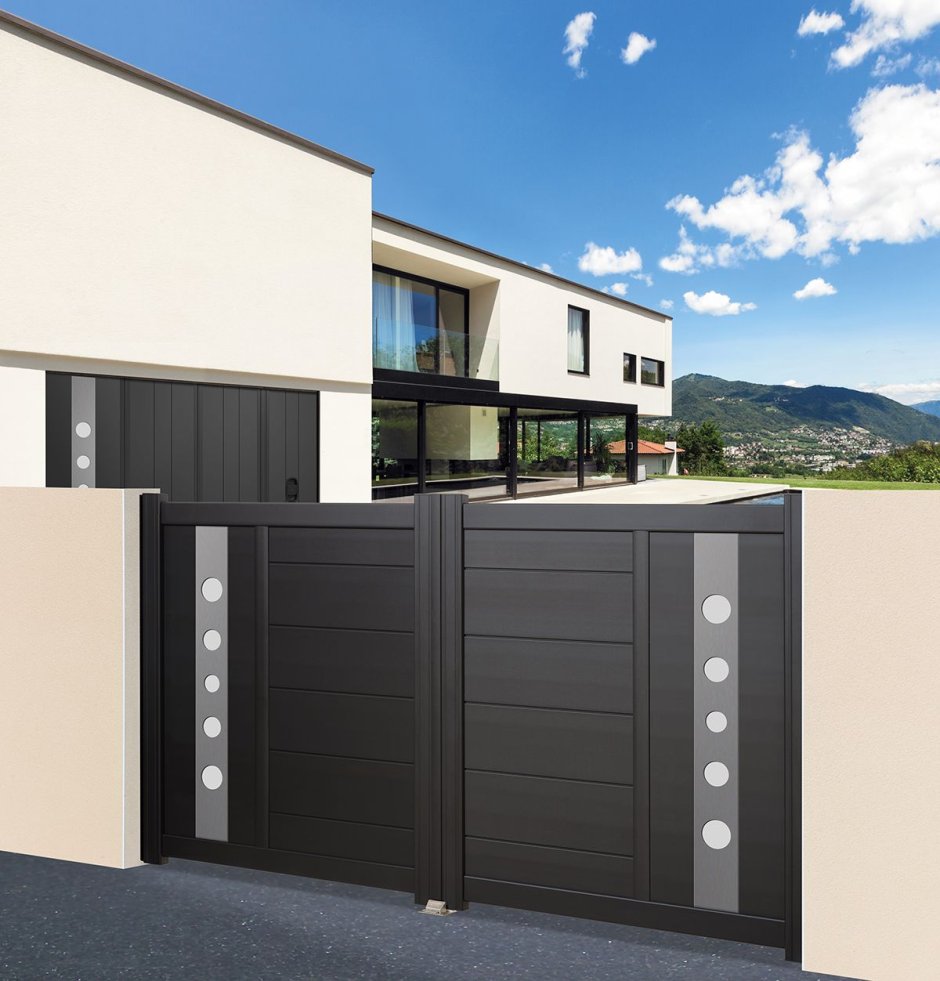 Ворота в современном стиле