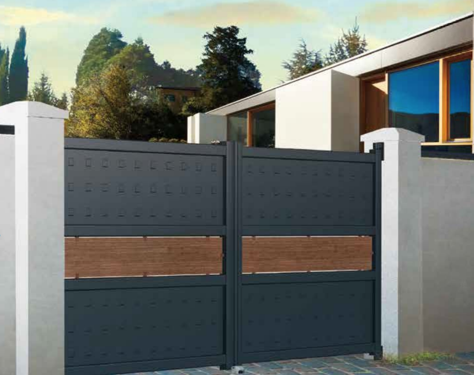 Ворота в европейском стиле