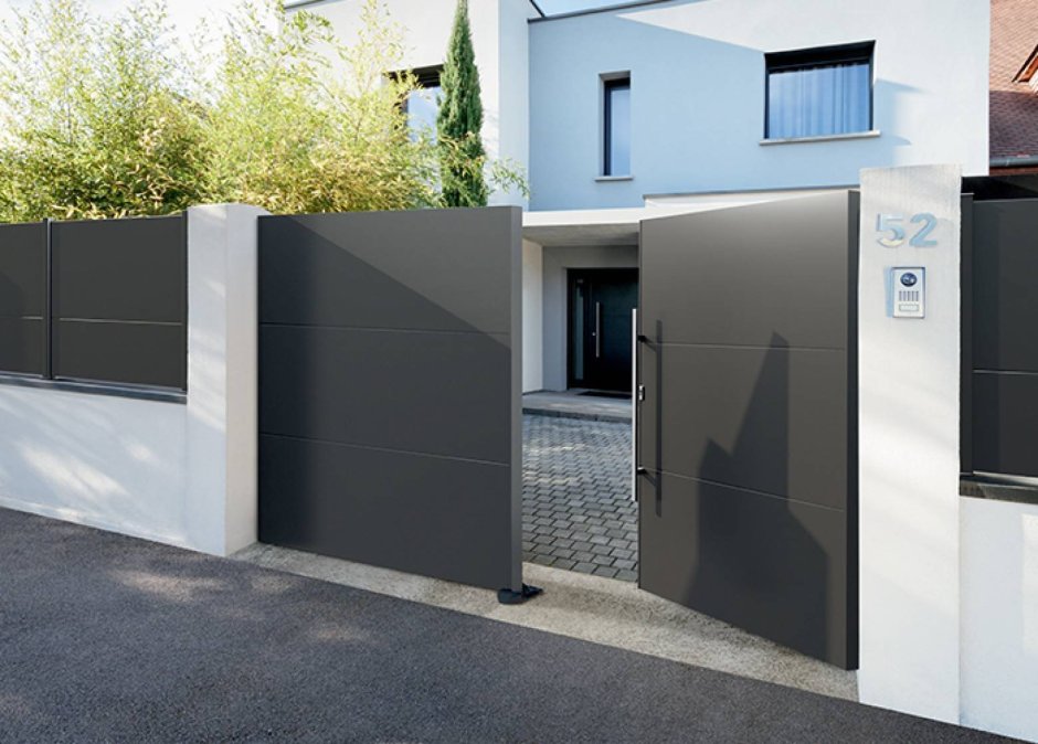 Ворота откатные Модерн