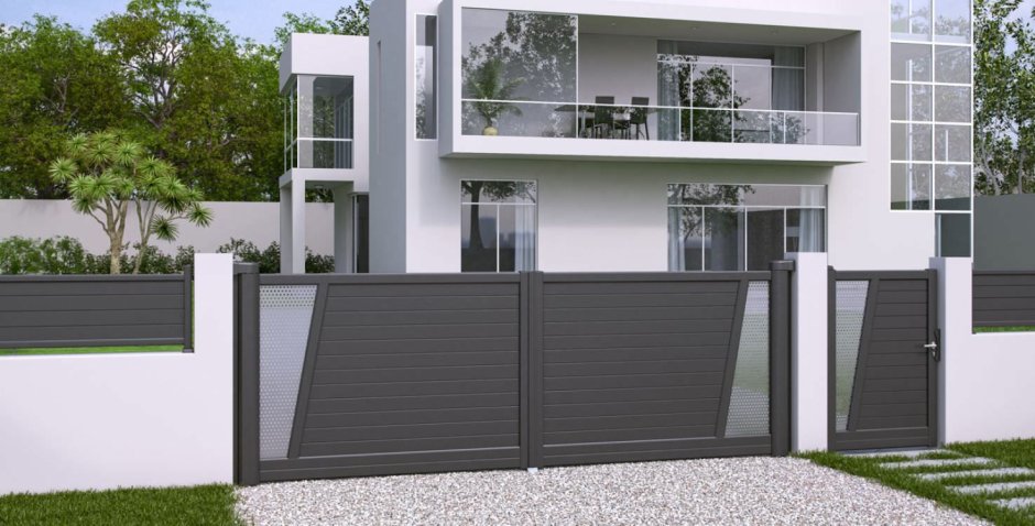 Современные заборы для частного дома