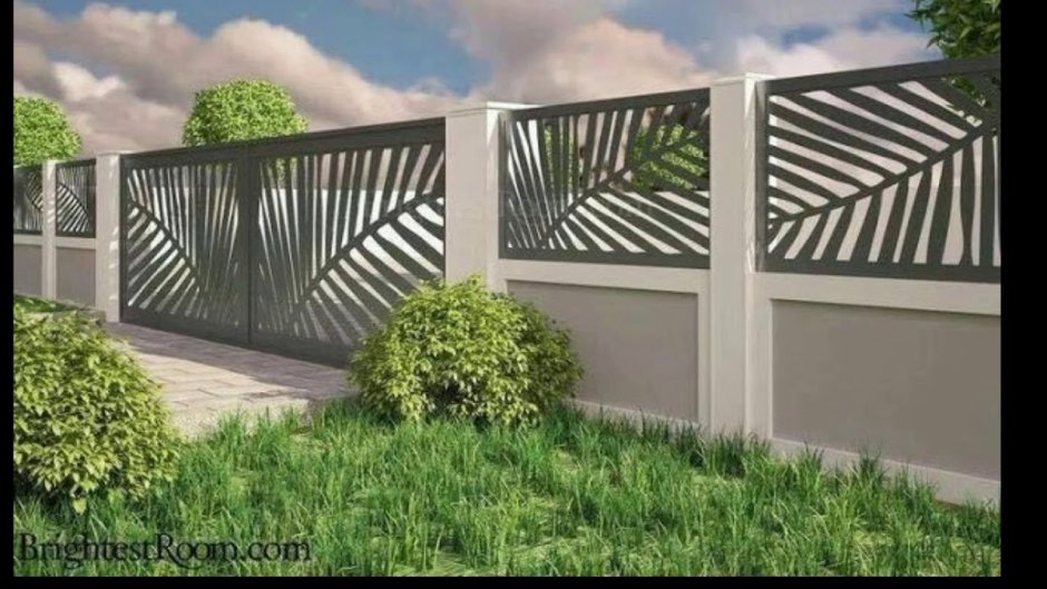 Современные металлические ограждения