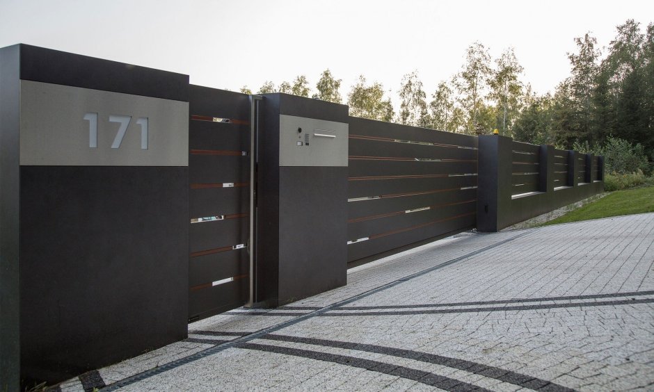 Ворота в современном стиле