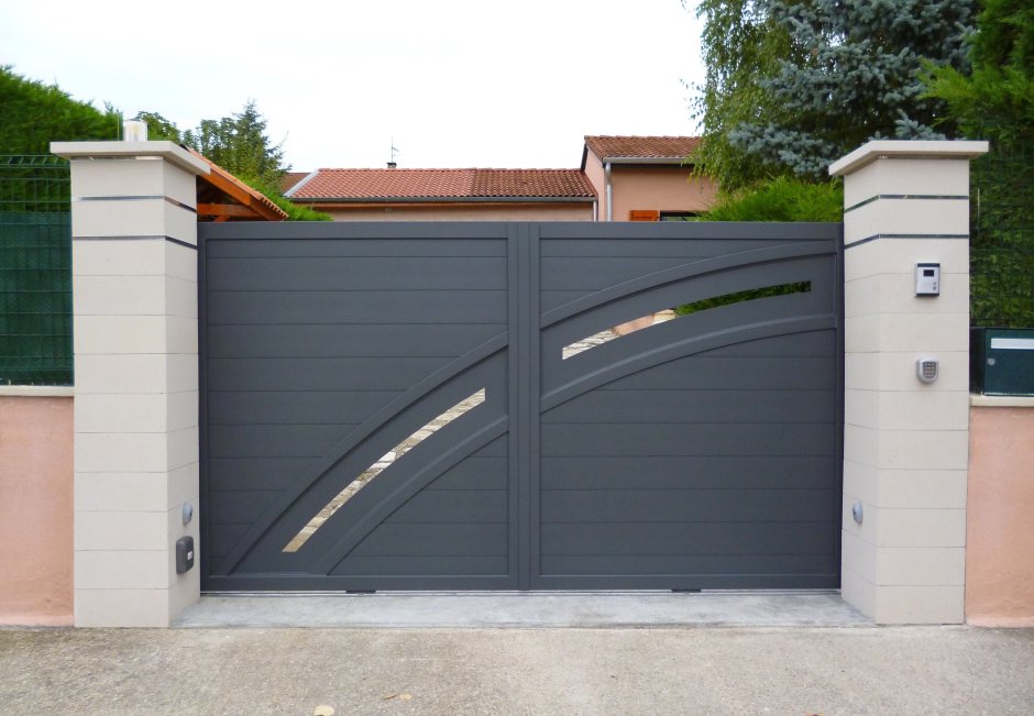 Ворота в современном стиле