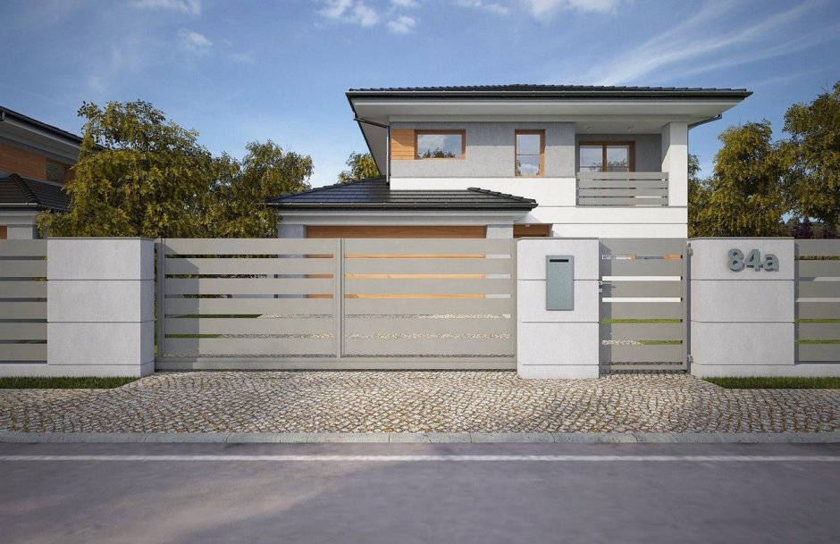 Распашные гаражные ворота Алютех