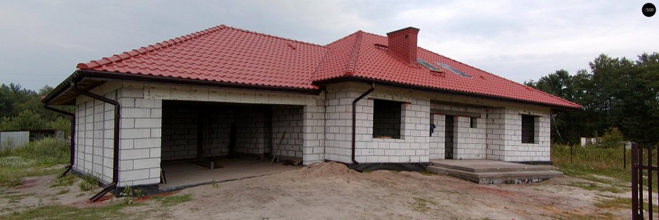 Одноэтажный дом из газоблоков