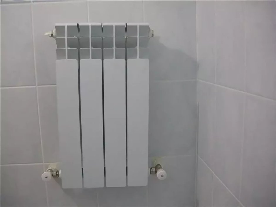 Радиатор отопления в ванной