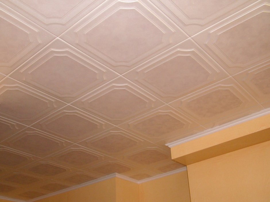 Плитка пенопластовая для потолка