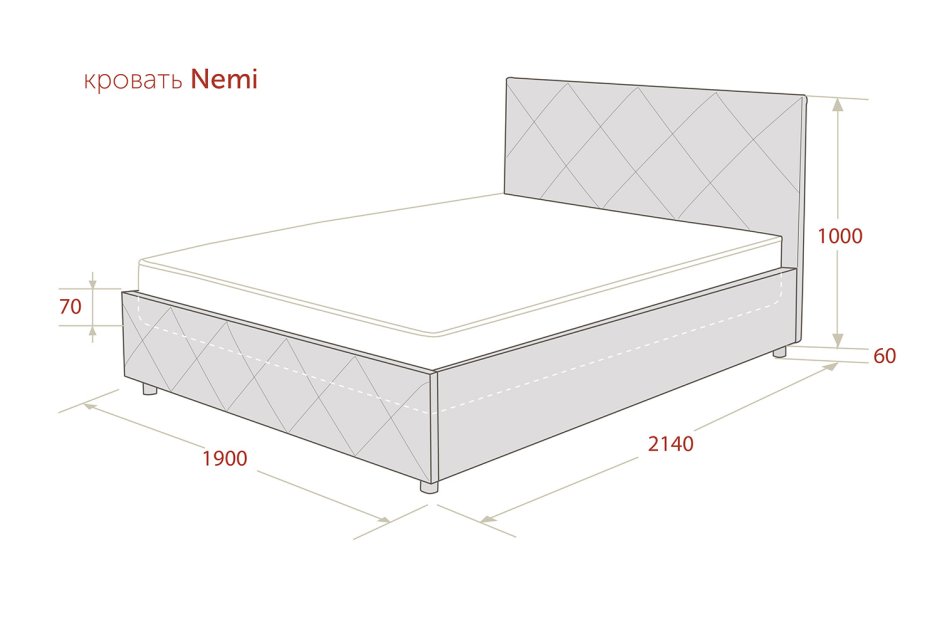 Кровать металлическая Victoria 160x200
