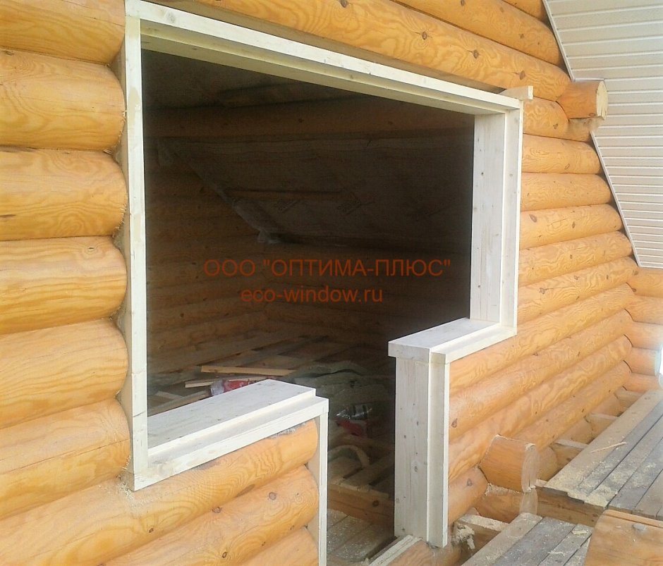 Чистовая обсада в деревянном доме