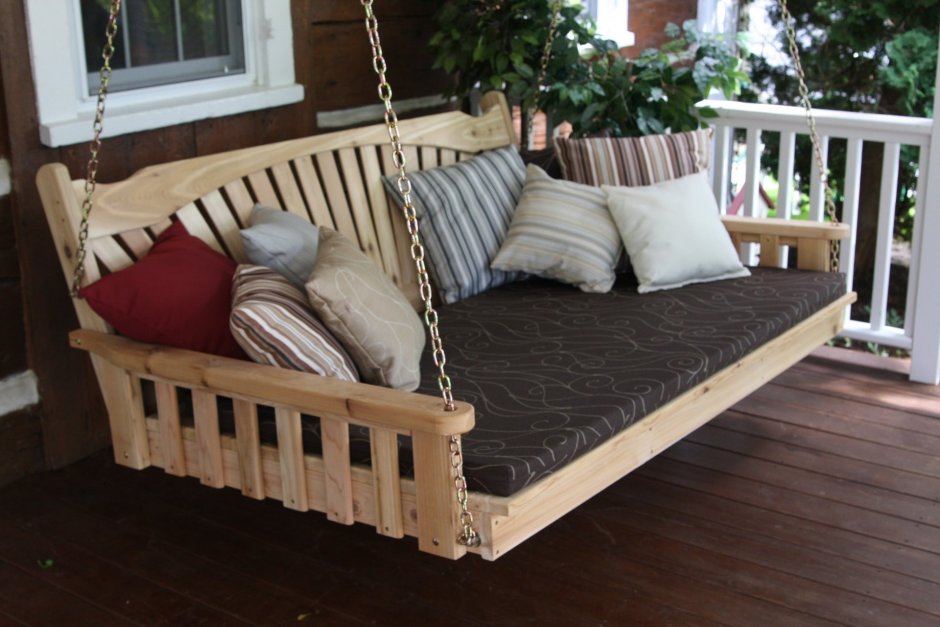 Диван качели Wooden-Swing