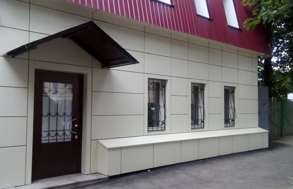 Вент фасад частного дома варианты