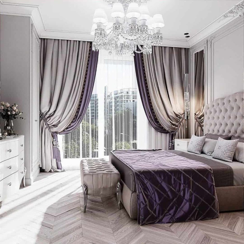 Шторы с бахромой в интерьере