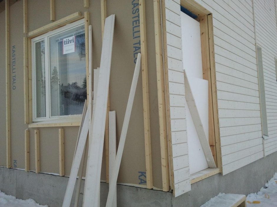 Монтаж окна ПВХ В деревянном доме