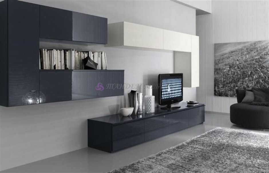 Дом мебели Скай стенка глянец 4 ВМС