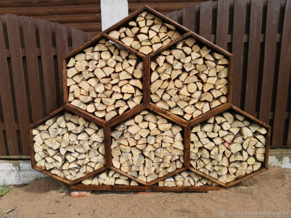 Уличная дровница Vuoksa-Wood 1 сота
