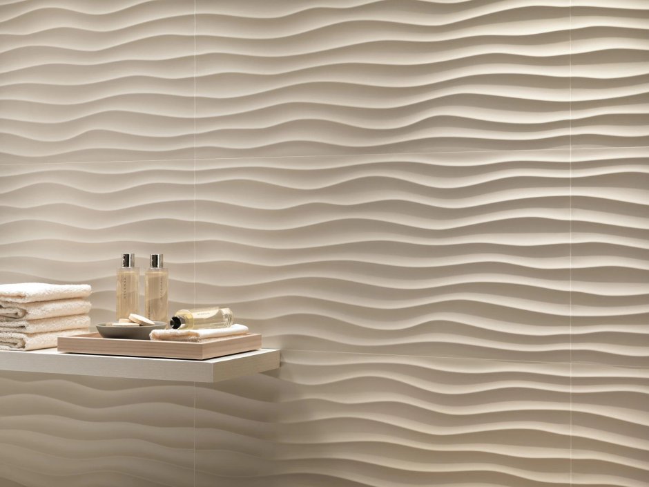 Плитка Atlas Concorde 3d Wall Design Dune White Matt